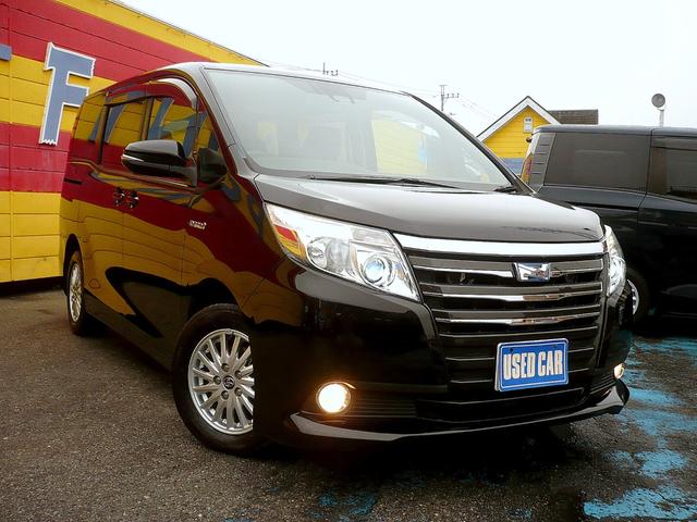 ノア ハイブリッドG 純9型ナビ 地DTV Bカメラ CD&DVD Bluetooth電話&音楽 ETC スマートキー 後席フリップダウンモニター 両側自動ドア クルコン 前席Sヒーター LEDライト セーフティーセンス(2枚目)