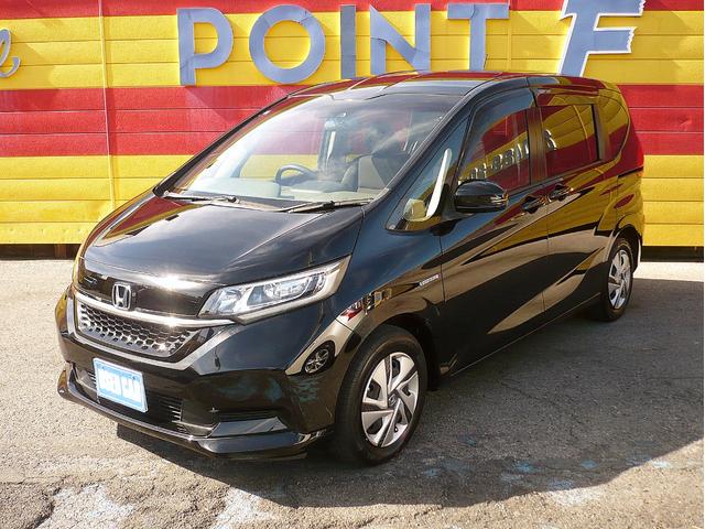 フリードハイブリッド ハイブリッド・Ｇホンダセンシング　社外メモリーナビ　地ＤＴＶ　Ｂカメラ　ＣＤ録＆ＤＶＤ　Ｂｌｕｅｔｏｏｔｈ電話＆音楽　ＥＴＣ　スマートキー　前席Ｓヒーター　フリップダウンモニター　両側自動ドア　レーダークルコン　ＬＥＤライト　衝突軽減（4枚目）