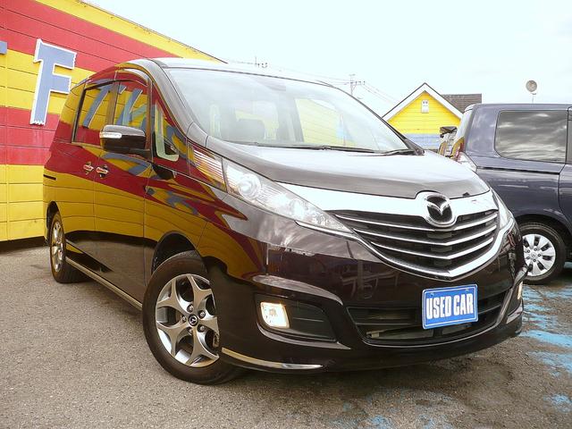 ビアンテ グランツ-スカイアクティブ 純正SDナビ フルセグTV B&Sカメラ CD&DVD Bluetooth電話&音楽 ETC スマートキー 純正フリップダウンモニター 両側自動ドア パドルシフト HIDヘッドライト I-STOP(2枚目)