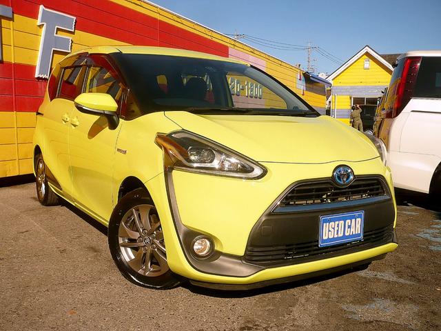 シエンタ ハイブリッドＧ　純正ＳＤナビ　フルセグＴＶ　バックカメラ　ＣＤ＆ＤＶＤ　Ｂｌｕｅｔｏｏｔｈ電話＆音楽　ＥＴＣ　ドラレコ　スマートキー　後席フリップダウンモニター　両側自動ドア　ＬＥＤヘッドライト　衝突軽減ブレーキ（2枚目）