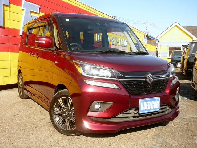 ソリオバンディット ハイブリッドＭＶ　社外メモリーナビ　ワンセグＴＶ　全方位カメラ　ＣＤ＆ＤＶＤ　ＵＳＢ　ＥＴＣ　スマートキー　Ｄ席Ｓヒーター　Ｐシフト　両側自動ドア　レーダークルコン　ＬＥＤライト　リアＣセンサー　衝突軽減　Ｉ－ＳＴＯＰ（2枚目）