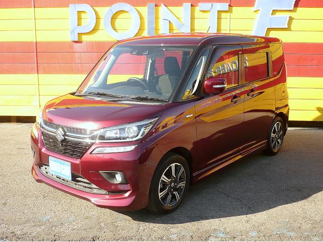 ソリオバンディット ハイブリッドＭＶ　社外メモリーナビ　ワンセグＴＶ　全方位カメラ　ＣＤ＆ＤＶＤ　ＵＳＢ　ＥＴＣ　スマートキー　Ｄ席Ｓヒーター　Ｐシフト　両側自動ドア　レーダークルコン　ＬＥＤライト　リアＣセンサー　衝突軽減　Ｉ－ＳＴＯＰ（4枚目）