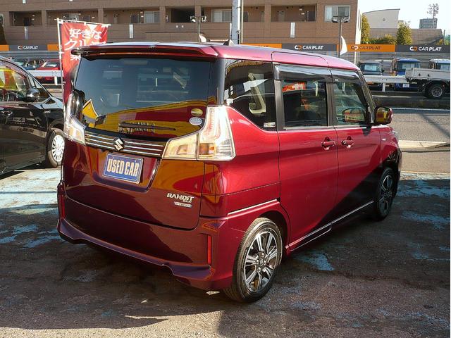 ソリオバンディット ハイブリッドＭＶ　社外メモリーナビ　ワンセグＴＶ　全方位カメラ　ＣＤ＆ＤＶＤ　ＵＳＢ　ＥＴＣ　スマートキー　Ｄ席Ｓヒーター　Ｐシフト　両側自動ドア　レーダークルコン　ＬＥＤライト　リアＣセンサー　衝突軽減　Ｉ－ＳＴＯＰ（17枚目）