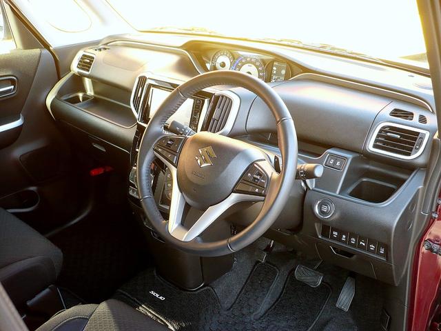 ソリオバンディット ハイブリッドＭＶ　社外メモリーナビ　ワンセグＴＶ　全方位カメラ　ＣＤ＆ＤＶＤ　ＵＳＢ　ＥＴＣ　スマートキー　Ｄ席Ｓヒーター　Ｐシフト　両側自動ドア　レーダークルコン　ＬＥＤライト　リアＣセンサー　衝突軽減　Ｉ－ＳＴＯＰ（23枚目）