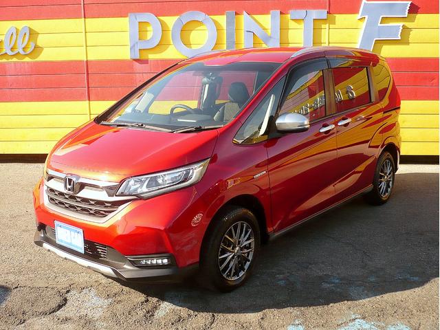 フリード＋ハイブリッド ハイブリッド・クロスターホンダセンシング　純正メモリーナビ　フルセグＴＶ　Ｂカメラ　ＣＤ＆ＤＶＤ　Ｂｌｕｅｔｏｏｔｈ電話＆音楽　ＵＳＢ　ＥＴＣ　スマートキー　Ｈレザーシート　前席Ｓヒーター　両側自動ドア　レーダークルコン　ＬＥＤライト（4枚目）