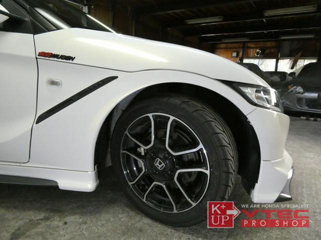 Ｓ６６０ α　無限エアロ　ＢＬＩＴＺ車高調　柿本マフラー　記録簿　センターディスプレイ　バックカメラ　ＥＴＣ　前後ドラレコ　禁煙車　６ＭＴ　チタンノブ　社外リアスポイラー　後期αアルミ　クルコン（48枚目）