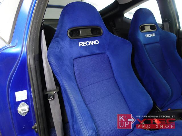 タイプR 後期最終型 青レカロ 青内装 禁煙車 モデューロFロアスカート 社外メモリナビ ETC プッシュスタート 電動格納ミラー キーレス(45枚目)