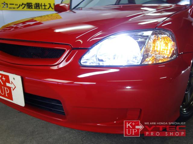 　ＥＪ７改　シビッククーペ　左ハンドル　Ｂ１８Ｃエンジン換装　ＥＫ９ミッション　電動サンルーフ　フルピロ　ＳＰＯＯＮキャリパー・マフラー　無限ＥＸマニ　無限エアクリ　逆車　　外装ペイントリフレッシュ済(29枚目)