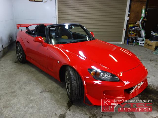 Ｓ２０００ タイプＳ　後期最終型　ＡＳＭワイドボディ　無限マフラー　タイプＳ専用シート　禁煙車　社外オーディオ・ＵＳＢ・Ｂｌｕｅｔｏｏｔｈ接続可　ＶＳＡ　プロドライブ１７インチＡＷ　社外ダウンサス　キーレス（79枚目）