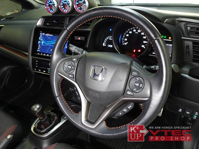 RS ホンダセンシング 後期型 無限フルエアロ 無限フード付き3連メーター 純正8インチナビ バックカメラ 地デジ 1オーナー 禁煙車 ウェッズ16インチAW TEIN車高調 ETC 前後ドラレコ 6MT(34枚目)