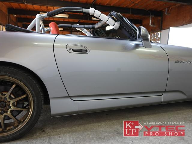 Ｓ２０００ ベースグレード　無限ＥＸマニ　社外マフラー　オーリンズ車高調　運転席レカロＴＳ－Ｇ　ロールケージ　ＲＡＹＳ１７インチＣＥ２８　オイルキャッチタンク　ａｍｕｓｅフロントバンパー　後期リアバンパー（55枚目）