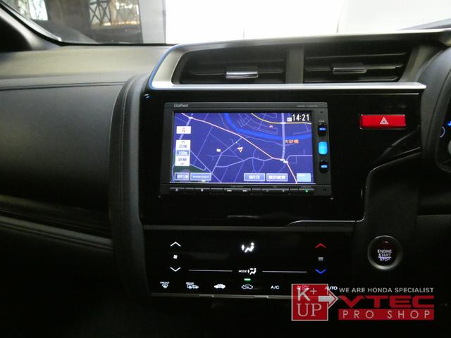 フィット RS 6MT 無限Fグリル・Fスポイラー・Rアンダー 純正ナビ バックカメラ ETC TV Bluetooth接続可 TEIN車高調・EDFC CTBA(11枚目)