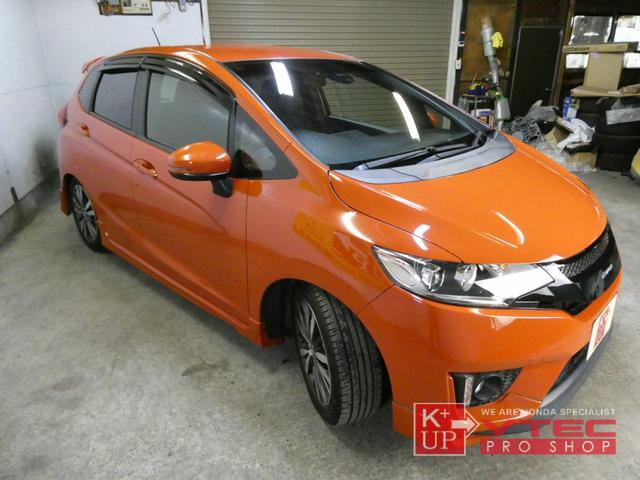 フィット RS 6MT 無限Fグリル・Fスポイラー・Rアンダー 純正ナビ バックカメラ ETC TV Bluetooth接続可 TEIN車高調・EDFC CTBA(68枚目)