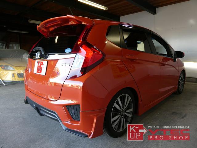 フィット RS 6MT 無限Fグリル・Fスポイラー・Rアンダー 純正ナビ バックカメラ ETC TV Bluetooth接続可 TEIN車高調・EDFC CTBA(77枚目)