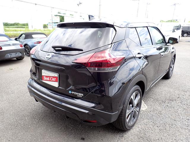 キックス Ｘ　ＦＯＵＲ　ツートーンインテリアエディション　４ＷＤ　純正９型ナビＴＶ　Ｂｌｕｅｔｏｏｔｈ　全方位カメラ　ＥＴＣ　プロパイロット　エマージェンシーブレーキ　インテリキー　ハーフレザーシート　インテリジェントルームミラー　ＬＥＤライト　純正アルミ（4枚目）