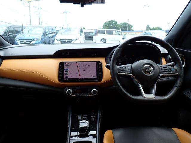 キックス Ｘ　ＦＯＵＲ　ツートーンインテリアエディション　４ＷＤ　純正９型ナビＴＶ　Ｂｌｕｅｔｏｏｔｈ　全方位カメラ　ＥＴＣ　プロパイロット　エマージェンシーブレーキ　インテリキー　ハーフレザーシート　インテリジェントルームミラー　ＬＥＤライト　純正アルミ（17枚目）
