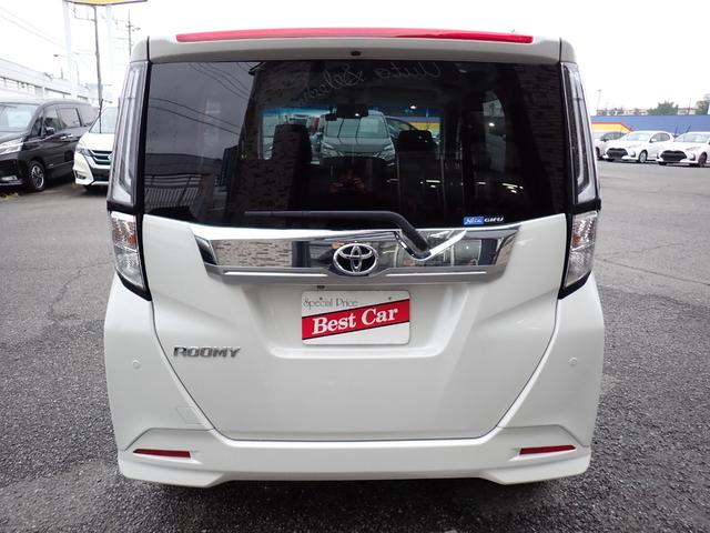 ルーミー カスタムＧ－Ｔ　後期型　純正９インチＤＰオーディオ　フルセグＴＶ　Ｂｌｕｅｔｏｏｔｈ　全方位カメラ　ＥＴＣ　両側自動ドア　スマートキー　クルコン　シートヒーター　スマートアシストＩＩＩ　ＬＥＤライト　純正ＡＷ（4枚目）
