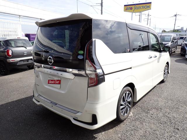 セレナ ハイウェイスターV 後期型 純正10インチメモリーナビ フルセグTV Bluetooth フリップダウンモニター 全方位カメラ 両側自動ドア インテリキー オートAC クルコン プロパイロット LEDライト 純正アルミ(4枚目)