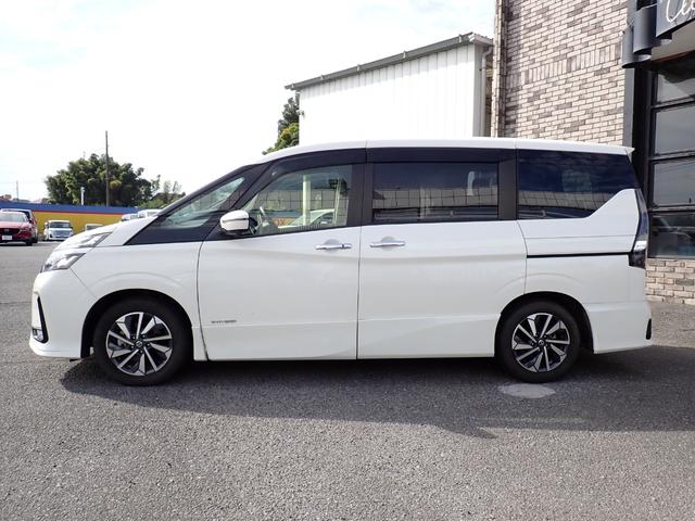 セレナ ハイウェイスターV 後期型 純正10インチメモリーナビ フルセグTV Bluetooth フリップダウンモニター 全方位カメラ 両側自動ドア インテリキー オートAC クルコン プロパイロット LEDライト 純正アルミ(6枚目)