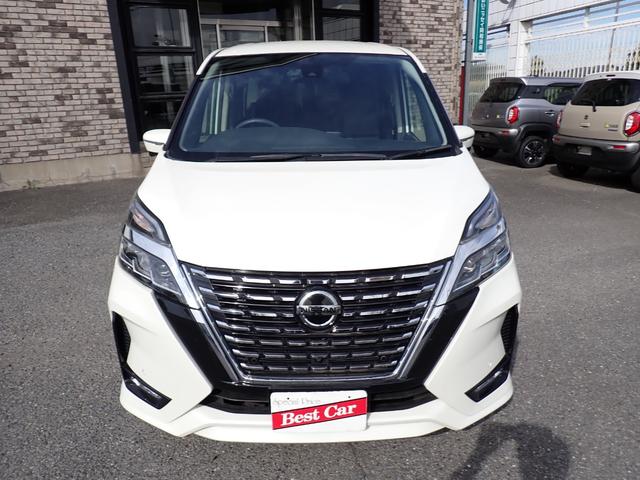 セレナ ハイウェイスターV 後期型 純正10インチメモリーナビ フルセグTV Bluetooth フリップダウンモニター 全方位カメラ 両側自動ドア インテリキー オートAC クルコン プロパイロット LEDライト 純正アルミ(7枚目)