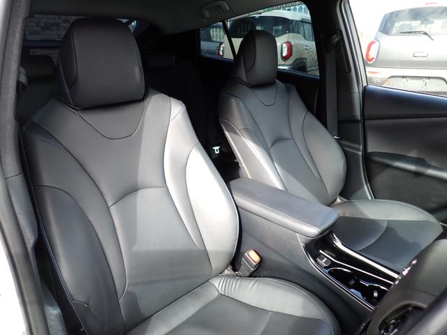 プリウス Aツーリングセレクション 後期型 モデリスタフルエアロ 純正メモリーナビTV Bluetooth Bカメラ スマートキー クルコン トヨタセーフティーセンス レザーシート シートヒーター LEDライト 純正AW(16枚目)