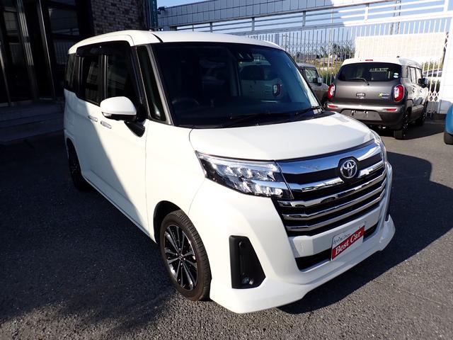 ルーミー カスタムG-T 後期型 純正メモリーナビTV Bluetooth 全方位カメラ 両側自動ドア スマートキー オートAC クルコン シートヒーター スマートアシストIII LEDライト フォグ 純正AW(7枚目)