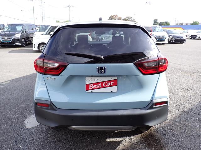 フィット e:HEVクロスター 純正9インチメモリーナビ フルセグTV Bluetooth Bカメラ ETC スマートキー オートエアコン クルコン ホンダセンシング LEDライト 純正アルミ(4枚目)