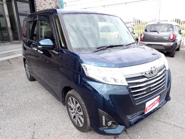 ルーミー カスタムG-T 純正メモリーナビTV Bluetooth Bカメラ 両側自動ドア スマートキー オートAC クルコン シートヒーター スマートアシストII LEDライト フォグ 純正アルミ(7枚目)