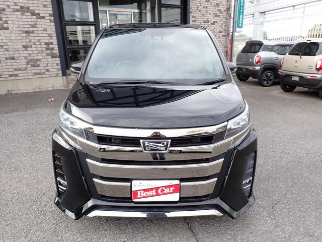 ノア Si ダブルバイビー 後期型 純正9インチメモリーナビTV Bluetooth フリップダウンM ETC 両側自動ドア スマートキー クルコン トヨタセーフティーセンス LEDライト 純正アルミ 7人乗り(2枚目)