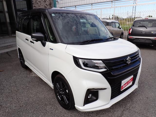 ソリオ ハイブリッドSZ 純正9インチメモリーナビ フルセグTV Bluetooth ETC 両側自動ドア スマートキー オートAC シートヒーター クルコン DカメラBサポート LEDライト フォグ 純正アルミ(7枚目)