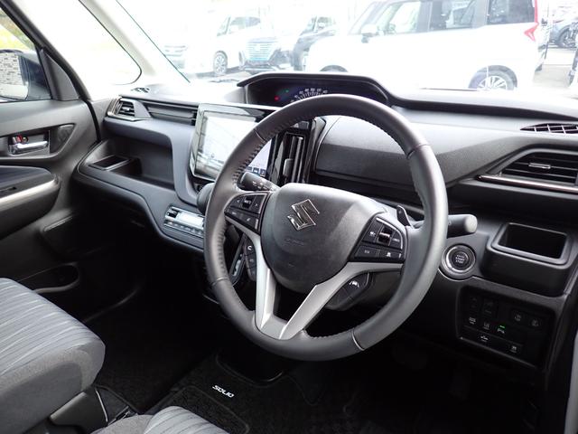 ソリオ ハイブリッドSZ 純正9インチメモリーナビ フルセグTV Bluetooth ETC 両側自動ドア スマートキー オートAC シートヒーター クルコン DカメラBサポート LEDライト フォグ 純正アルミ(12枚目)