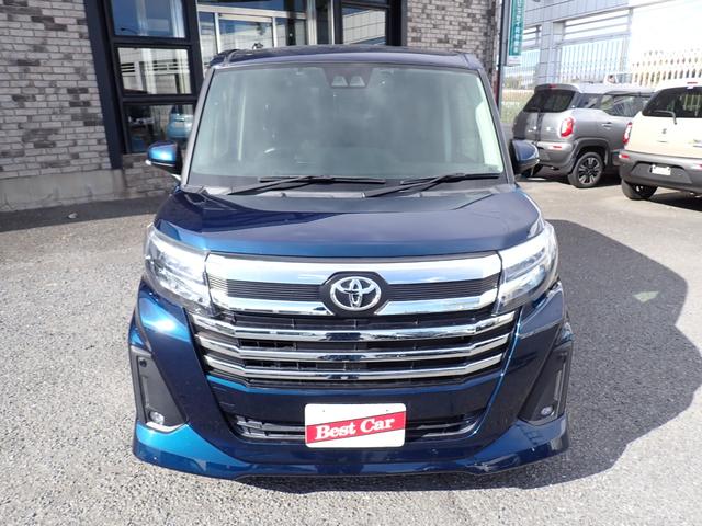 ルーミー カスタムG-T 後期型 社外メモリーナビ フルセグTV Bluetooth Bカメラ 両側自動ドア スマートキー オートAC クルコン シートヒーター スマートアシストIII LEDライト フォグ 純正AW(2枚目)