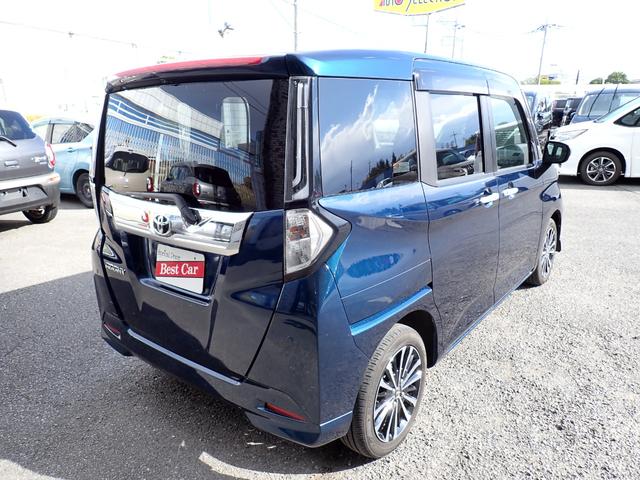 ルーミー カスタムG-T 後期型 社外メモリーナビ フルセグTV Bluetooth Bカメラ 両側自動ドア スマートキー オートAC クルコン シートヒーター スマートアシストIII LEDライト フォグ 純正AW(5枚目)