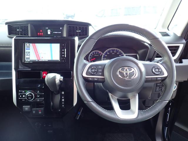 ルーミー カスタムG-T 後期型 社外メモリーナビ フルセグTV Bluetooth Bカメラ 両側自動ドア スマートキー オートAC クルコン シートヒーター スマートアシストIII LEDライト フォグ 純正AW(16枚目)