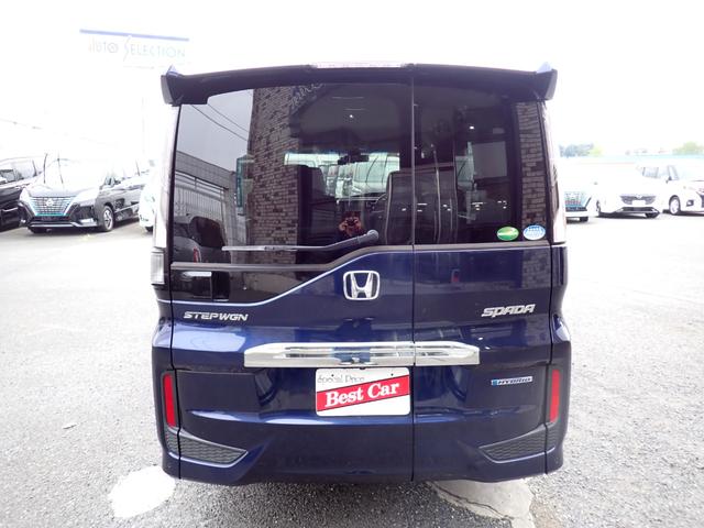 ステップワゴンスパーダ スパーダハイブリッド　Ｇ　ホンダセンシング　純正メモリーナビ　フルセグＴＶ　Ｂｌｕｅｔｏｏｔｈ　ＥＴＣ　両側自動ドア　スマートキー　オートＡＣ　クルコン　ホンダセンシング　ＬＥＤライト　純正アルミ　７人乗り（4枚目）