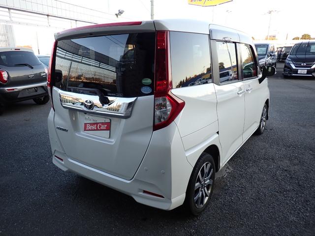 ルーミー カスタムG-T 純正9インチメモリーナビ フルセグTV Bluetooth Bカメラ 両側自動ドア スマートキー オートAC クルコン シートヒーター スマートアシストIII LEDライト フォグ 純正アルミ(5枚目)