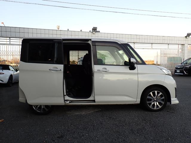 ルーミー カスタムG-T 純正9インチメモリーナビ フルセグTV Bluetooth Bカメラ 両側自動ドア スマートキー オートAC クルコン シートヒーター スマートアシストIII LEDライト フォグ 純正アルミ(6枚目)