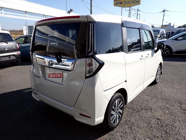 ルーミー カスタムＧ　後期型　純正メモリーナビＴＶ　Ｂｌｕｅｔｏｏｔｈ　全方位カメラ　ＥＴＣ　両側自動ドア　スマートキー　オートＡＣ　クルコン　スマートアシストＩＩＩ　シートヒーター　ＬＥＤライト　フォグ　純正ＡＷ（5枚目）