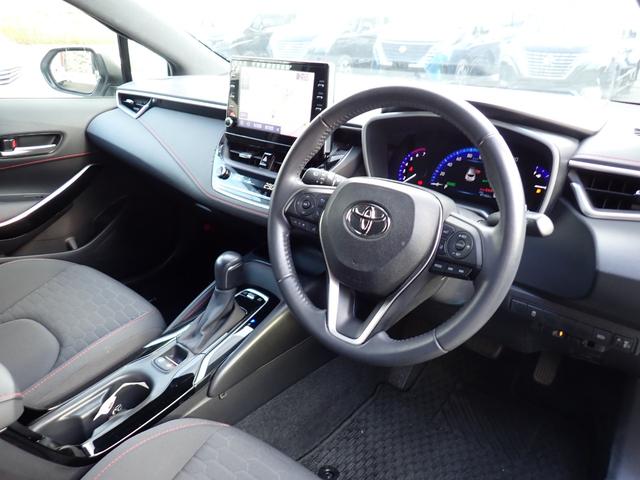 カローラスポーツ ハイブリッドＧ　Ｚ　純正９インチメモリーナビ　フルセグＴＶ　Ｂｌｕｅｔｏｏｔｈ　Ｂカメラ　スマートキー　オートＡＣ　クルコン　トヨタセーフティーセンス　ＬＥＤライト　フォグ　純正アルミ（14枚目）