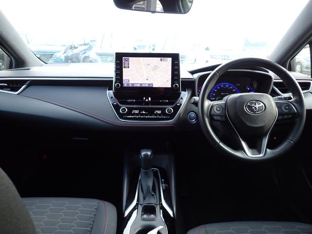 カローラスポーツ ハイブリッドＧ　Ｚ　純正９インチメモリーナビ　フルセグＴＶ　Ｂｌｕｅｔｏｏｔｈ　Ｂカメラ　スマートキー　オートＡＣ　クルコン　トヨタセーフティーセンス　ＬＥＤライト　フォグ　純正アルミ（17枚目）