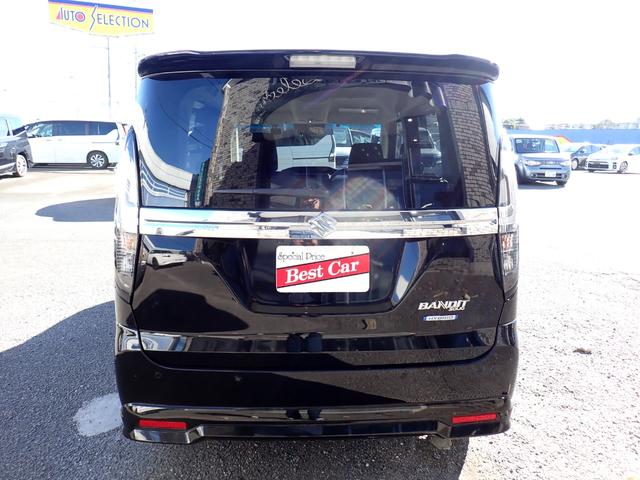 ソリオバンディット ハイブリッドＭＶ　純正９インチメモリーナビ　フルセグＴＶ　Ｂｌｕｅｔｏｏｔｈ　ＥＴＣ　両側自動ドア　スマートキー　オートＡＣ　クルコン　シートヒーター　ＤカメラＢサポート　ＬＥＤライト　フォグ　純正アルミ（4枚目）