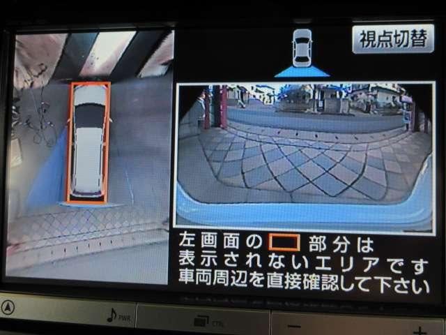 プリウスアルファ Ｇ　７人ガラスルーフ純正８型ナビ地デジ全周囲カメラ革調シートカバー社外エアロパーツ純正１７ＡＷ（12枚目）