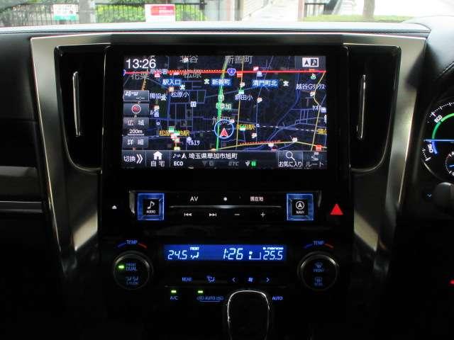 ヴェルファイアハイブリッド ＺＲ　１オナＡＬＰＩＮＥ１０型ナビ／１２．８型フリップ地デジＢカメラ両側電動／Ｒゲート前後ドラレコ黒半革電動シートＴＲＤエアロ／グリル／ダウンサス／マフラーＲＡＹＳ２０ＡＷ（65枚目）