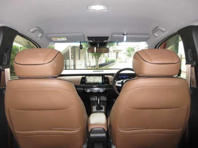 フィット e:HEVリュクス 純正9型ナビ地デジBカメラ前後ドラレコ茶半革電動暖シートHONDAセンシングCMBS/LKAS/追従クルーズ純正16AW(45枚目)