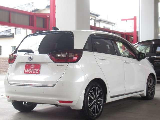 フィット e:HEVリュクス 純正9型ナビ地デジBカメラ前後ドラレコ茶半革電動暖シートHONDAセンシングCMBS/LKAS/追従クルーズ純正16AW(77枚目)