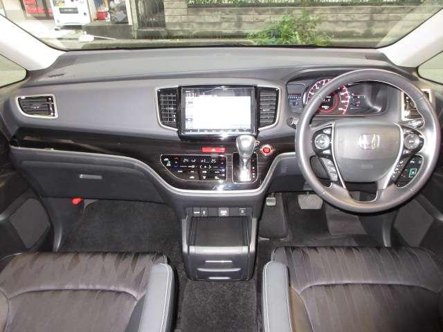 オデッセイ アブソルート・EXホンダセンシング 純正9型ナビ地デジBカメラHONDAセンシングCMBS/LKAS/BSM/誤発進制御/追従クルーズ両側電動ドア黒半革電動暖シート純正17AW(2枚目)