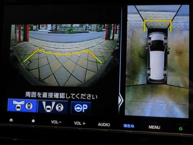 オデッセイ アブソルート・EXホンダセンシング 純正9型ナビ地デジBカメラHONDAセンシングCMBS/LKAS/BSM/誤発進制御/追従クルーズ両側電動ドア黒半革電動暖シート純正17AW(12枚目)