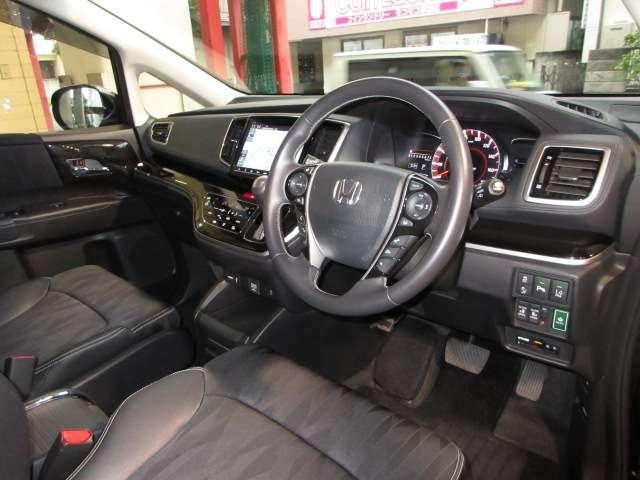 オデッセイ アブソルート・EXホンダセンシング 純正9型ナビ地デジBカメラHONDAセンシングCMBS/LKAS/BSM/誤発進制御/追従クルーズ両側電動ドア黒半革電動暖シート純正17AW(51枚目)