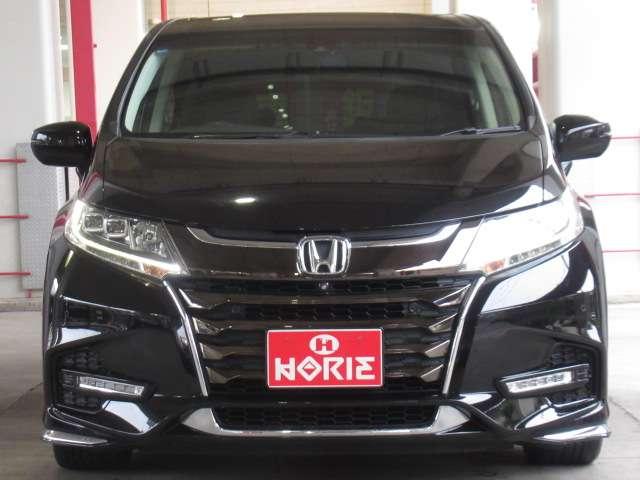 オデッセイ アブソルート・EXホンダセンシング 純正9型ナビ地デジBカメラHONDAセンシングCMBS/LKAS/BSM/誤発進制御/追従クルーズ両側電動ドア黒半革電動暖シート純正17AW(75枚目)