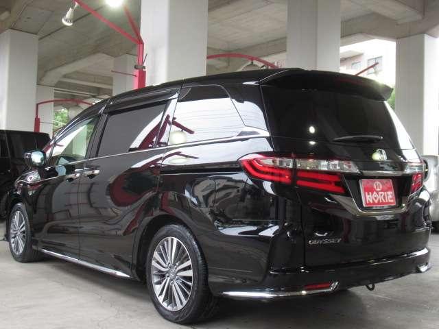 オデッセイ アブソルート・EXホンダセンシング 純正9型ナビ地デジBカメラHONDAセンシングCMBS/LKAS/BSM/誤発進制御/追従クルーズ両側電動ドア黒半革電動暖シート純正17AW(79枚目)